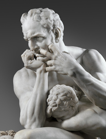 Ugolino gnawing his fingers